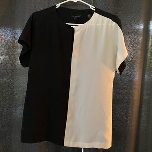 Ted baker blouse black/cream
